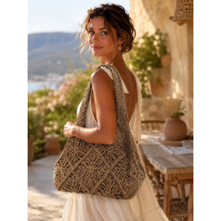 NÉLIA | Sac Crochet Nature Urbaine Fait Main