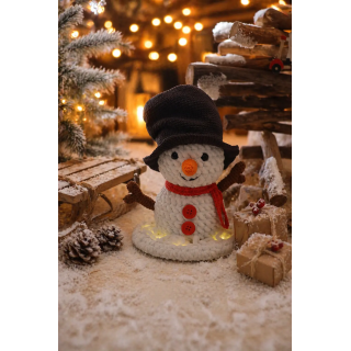 Célestin – Plateau décoratif LED fait main de Noël