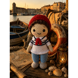 Doudou Marin le Petit Moussaillon au crochet fait main | Doudou & Co