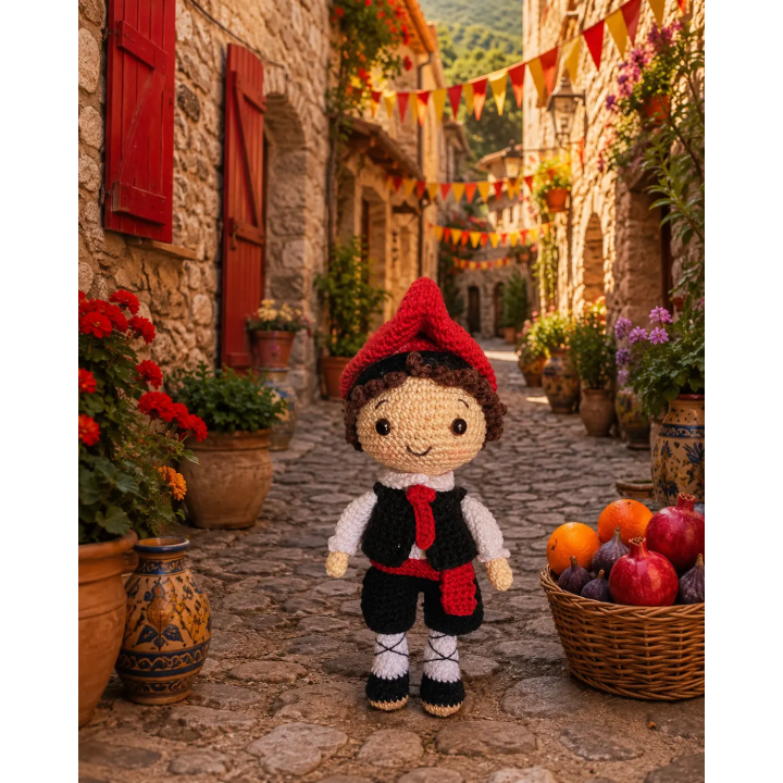 Doudou Jordi le Catalan au crochet fait main | Doudou & Co