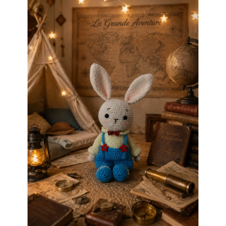 Doudou Lapin Paul au crochet fait main | Doudou & Co