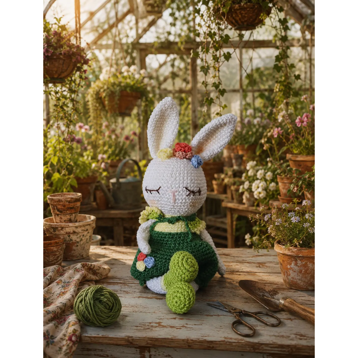 Doudou Lapine Léa au crochet fait main | Doudou & Co