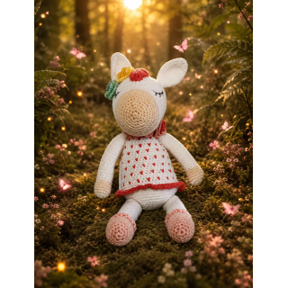 Doudou Rosie La Gracieuse Jument au crochet fait main | Doudou & Co