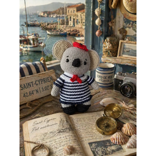 Doudou Koala Marius au crochet fait main | Doudou & Co