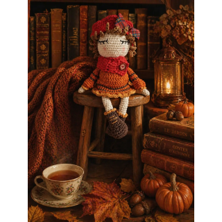 Doudou Ambre la Promeneuse au crochet fait main | Doudou & Co