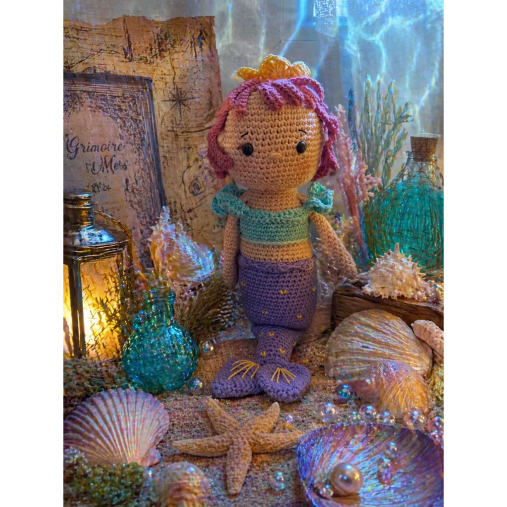 Doudou Sirène Azélie au crochet fait main | Doudou & Co