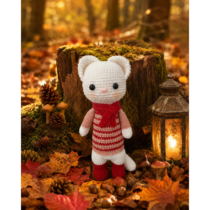 Doudou Capucine la Petite Curieuse au crochet fait main | Doudou & Co