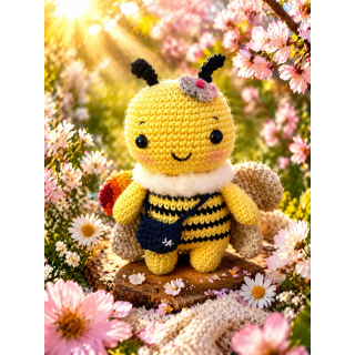 Naya la butineuse Doudou  | Création artisanale unique