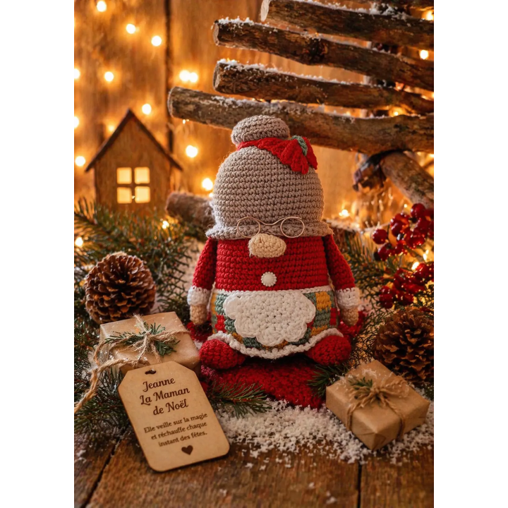 Jeanne – La Maman de Noël fait main au crochet